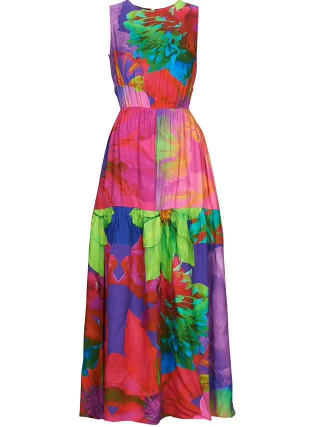 Desigual Lange Jurk Desigual VEST_SANDALL Multicolour