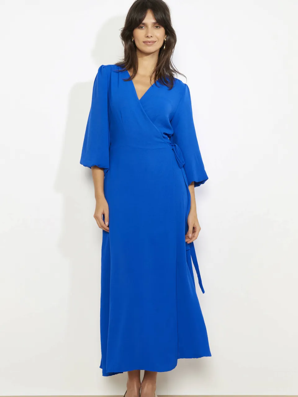 LOLALIZA A-lijn jurk blauw