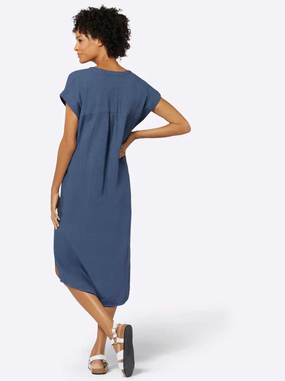 Zomerjurk jeansblauw, foto 2