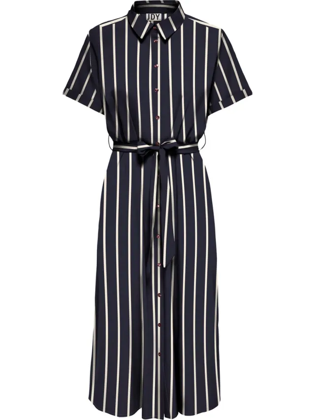 JDY JDYSINDET S/S MIDI SHIRT DRESS WVN Dames Jurk Sky Captain