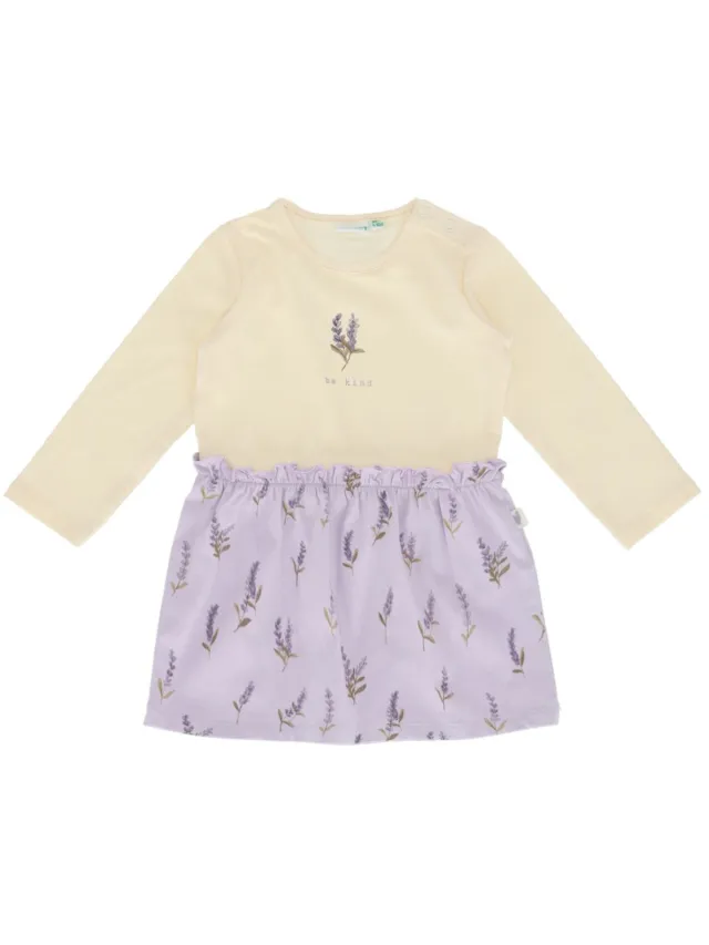 Babylook Fashion Babylook Lavender Jurk – Be Kind – - Buttercream creme