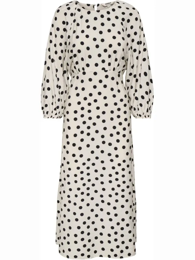 Only ONLMAIZEE 3/4 BELT MAXI DRESS WVN EX - Meisjes - Maxi jurken Cloud Dancer