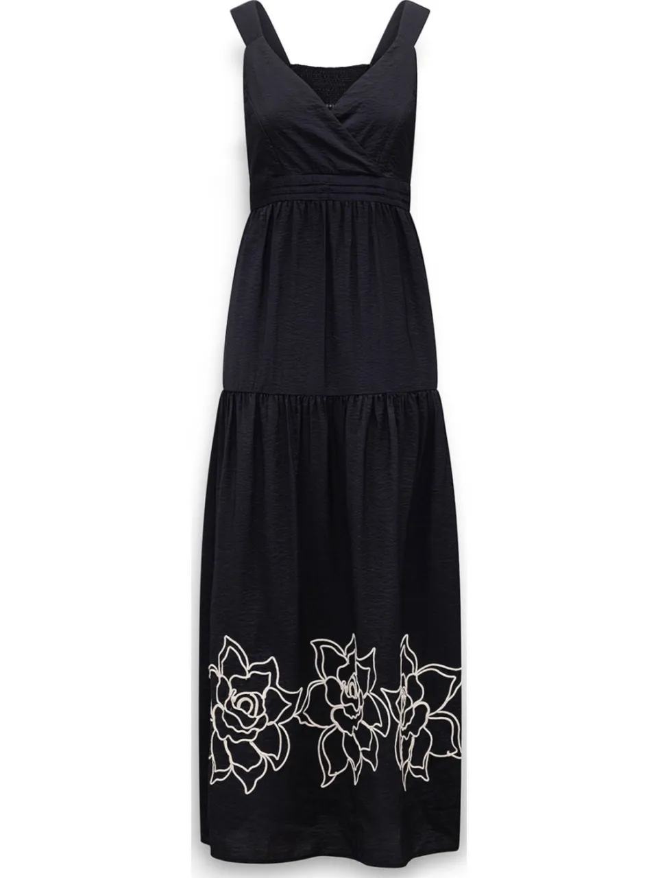 LabeL DOT gebloemde maxi jurk zwart, foto 2