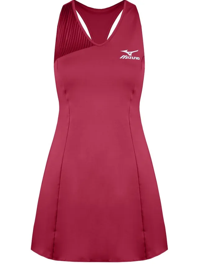 Mizuno Amplify Vrouwen Burugndy Jurk Bordeauxrood