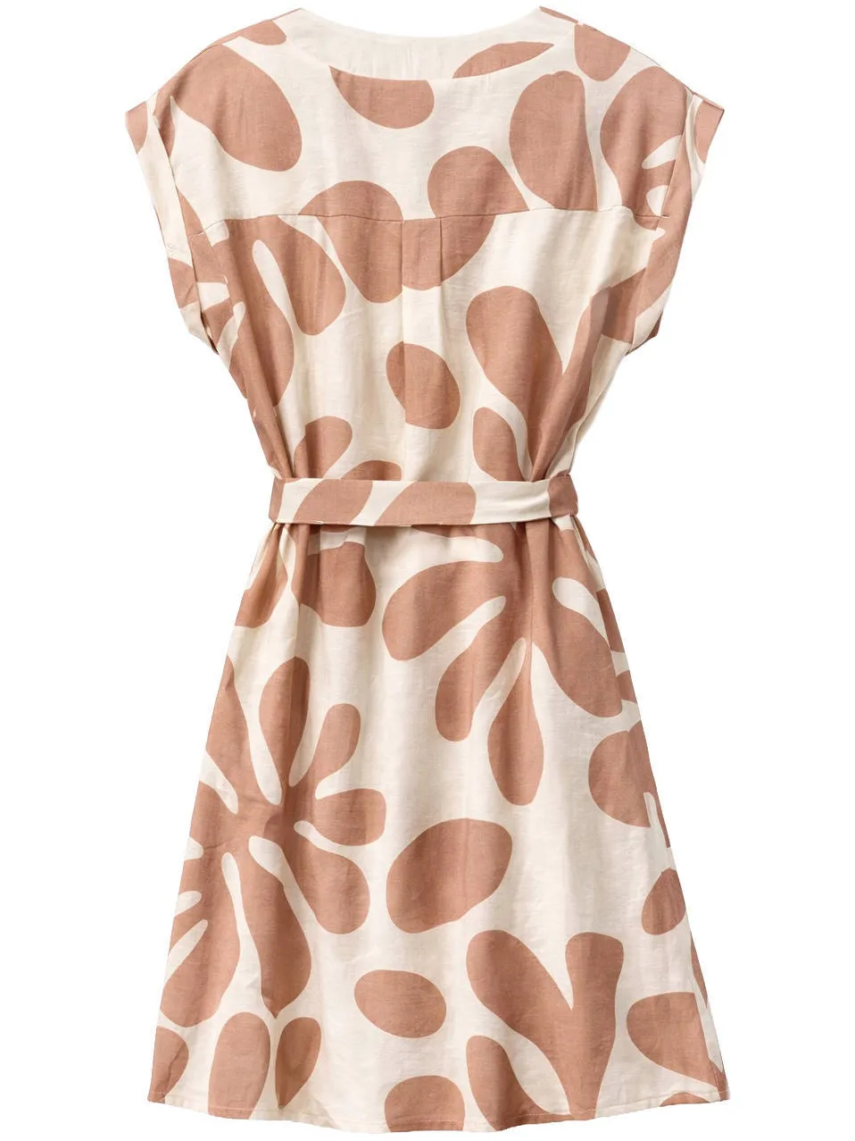 Smashed Lemon gebloemde korte jurk - beige, foto 3