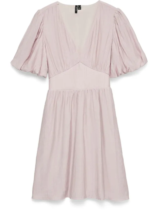 Vero Moda VMBELLA 2/4 V-NECK SHORT DRESS WVN - Dames - Mini jurken Sweet Dreams