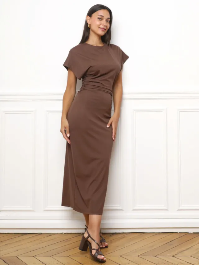 La Modeuse Jurk La Modeuse 79368_P188798 Bruin