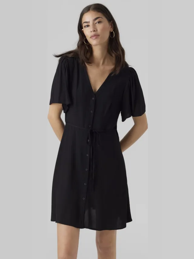 Vero Moda Jurk VMALBA Korte jurk zwart