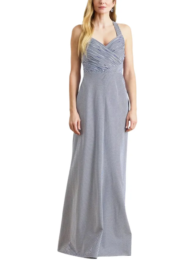 Raplh Lauren Lange Jurk Raplh Lauren 253p08754001-blue Blauw