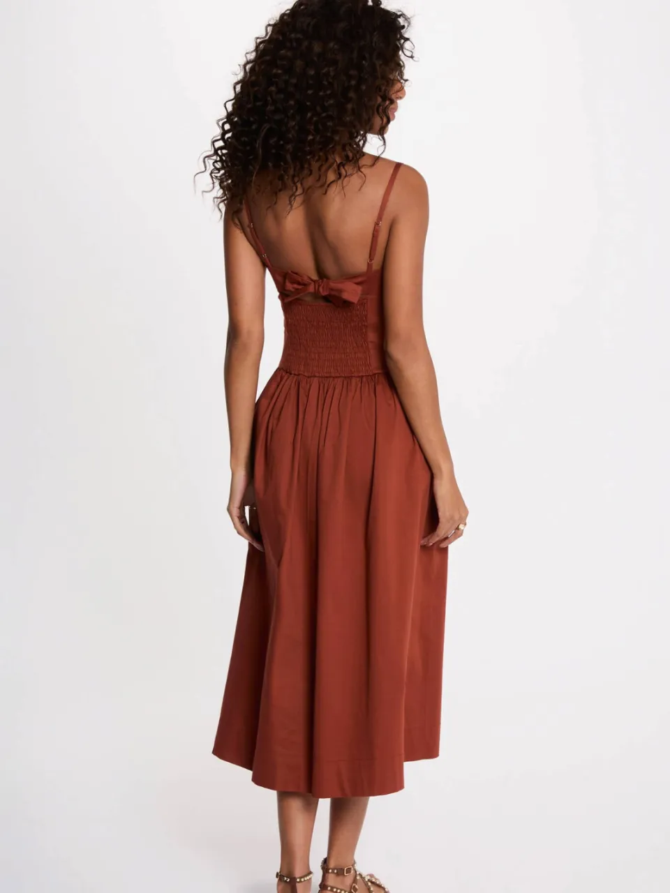 Morgan zomerjurk cognac, foto 3