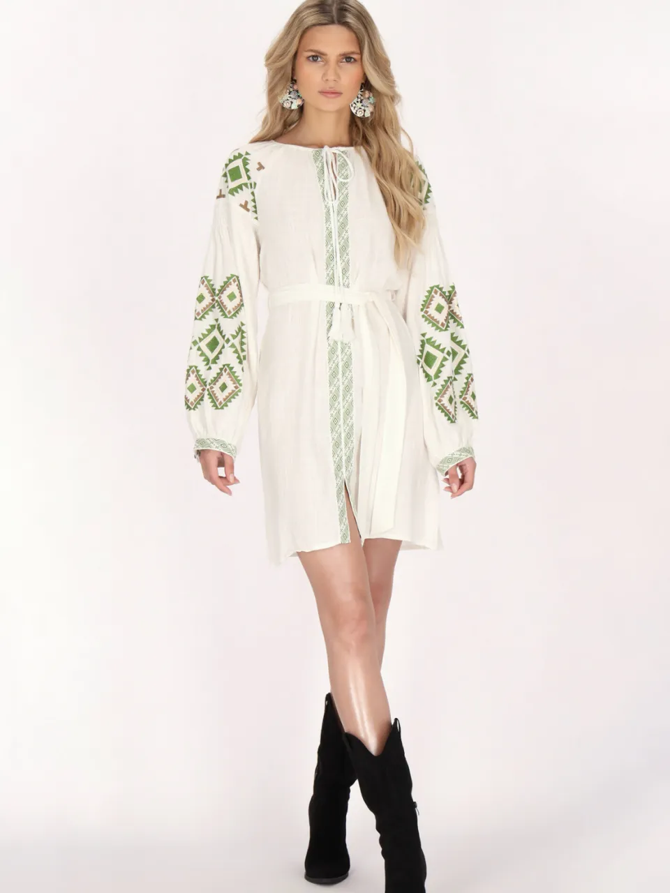 Usha Jurk Dames wit