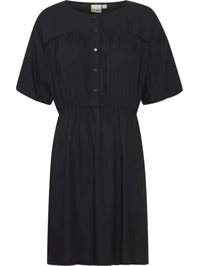 Ichi IHTAMBIKA DR Dames Jurk Black