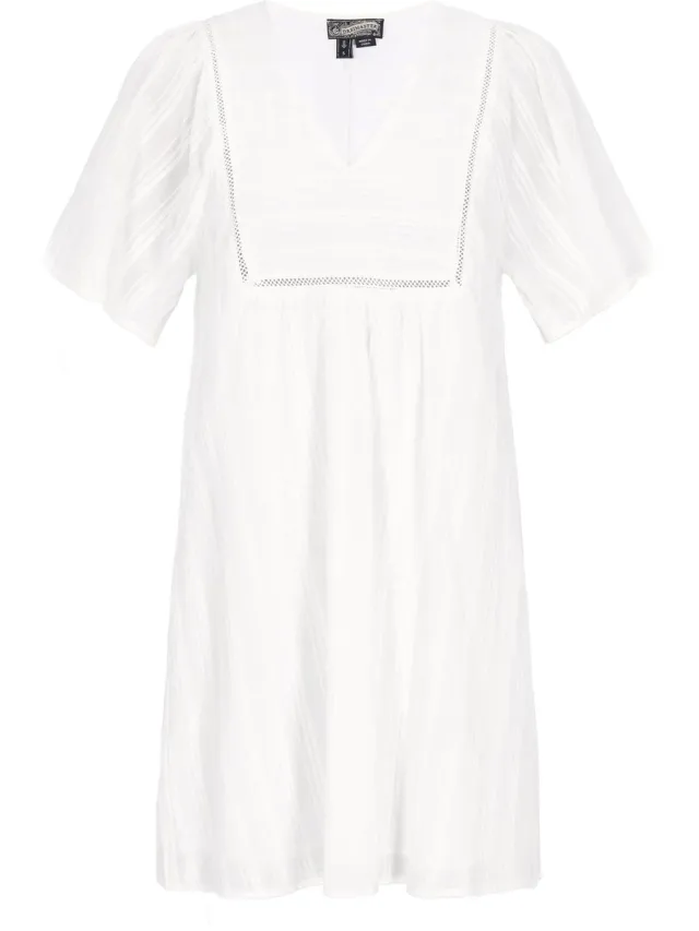 DREIMASTER jurk offwhite