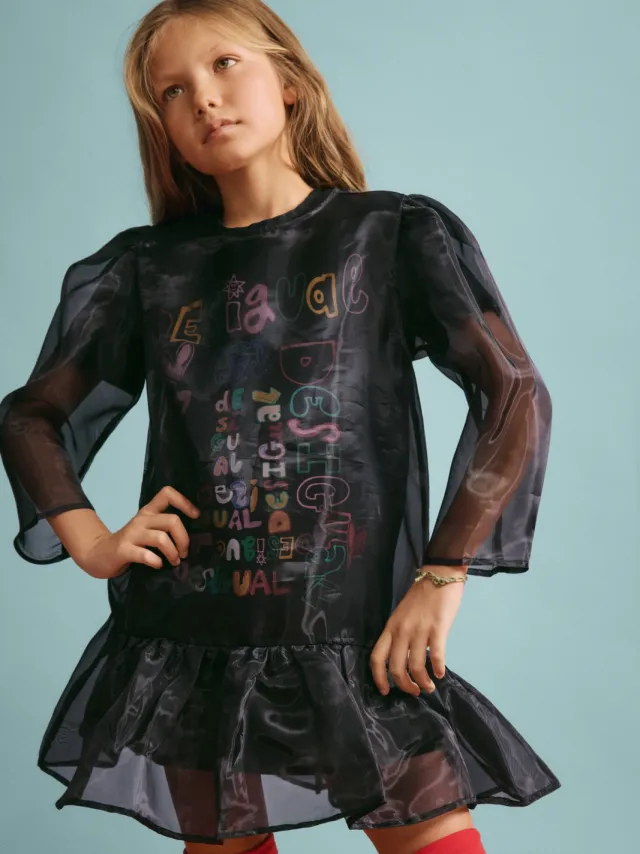 Desigual A-lijn jurk zwart