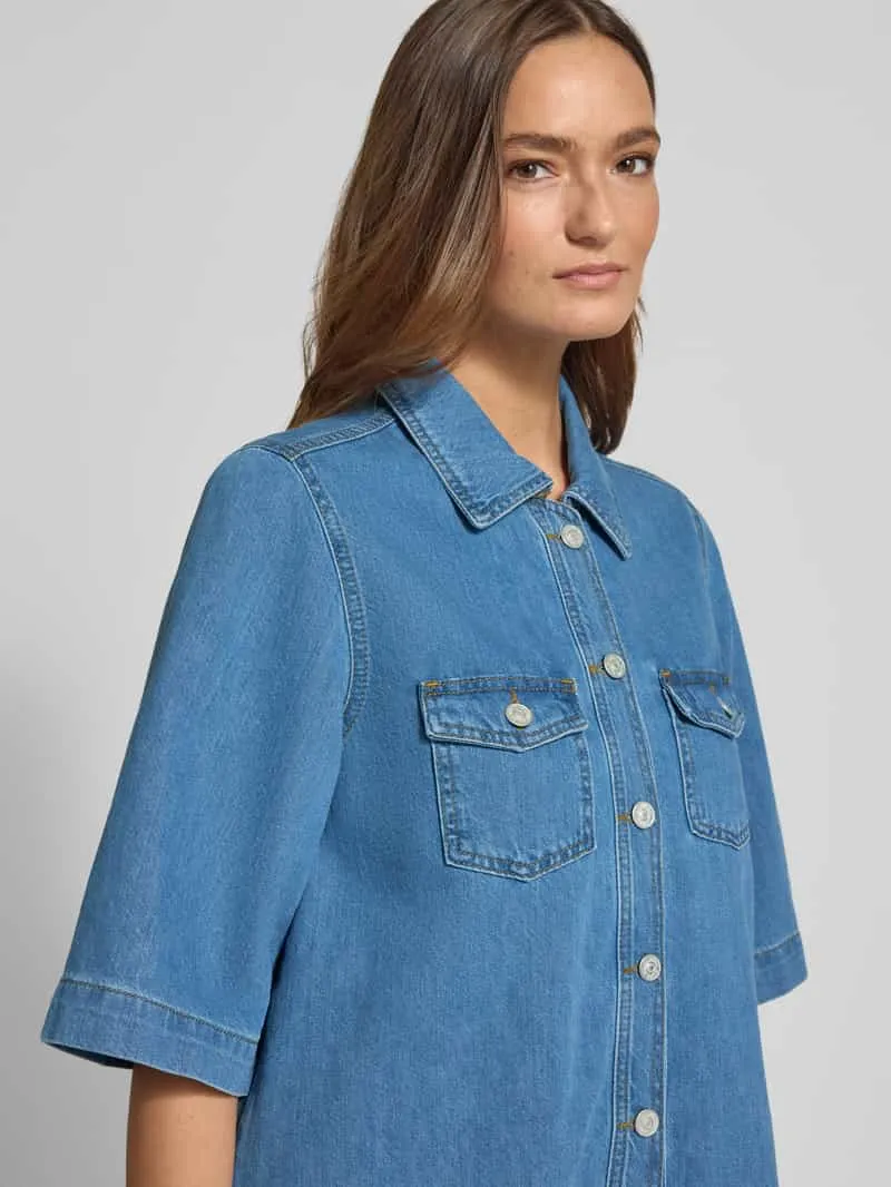 MbyM Denimjurk met borstzakken Model 'Mira', foto 5