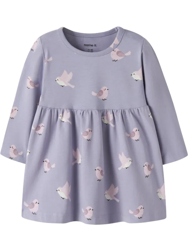 NAME IT NBFVANDORA LS DRESS BOX Meisjes Jurk Heirloom Lilac