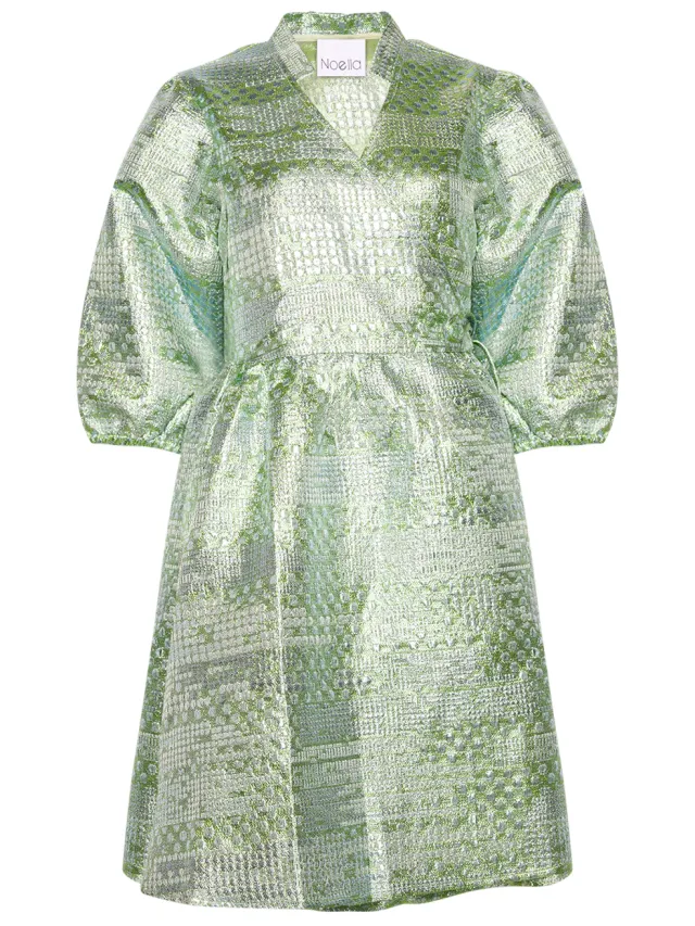 Noella Jannie Aya-jurk in lichtgroen
