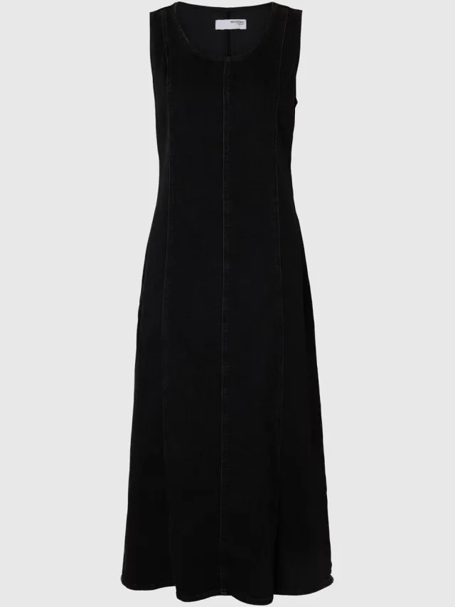 Selected Denim jurk Maxi Black Denim