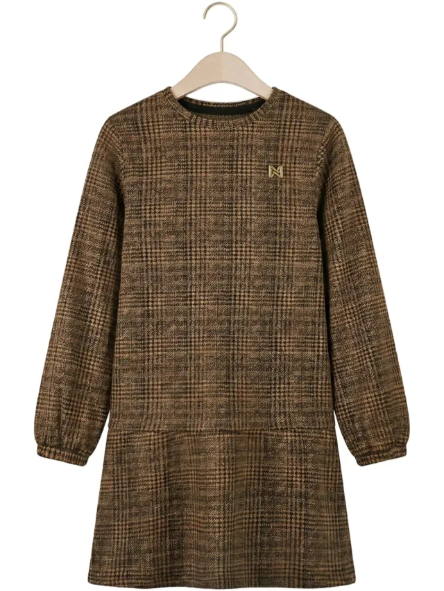 Koko Noko Meisjes Jurken M60970 - Bruin