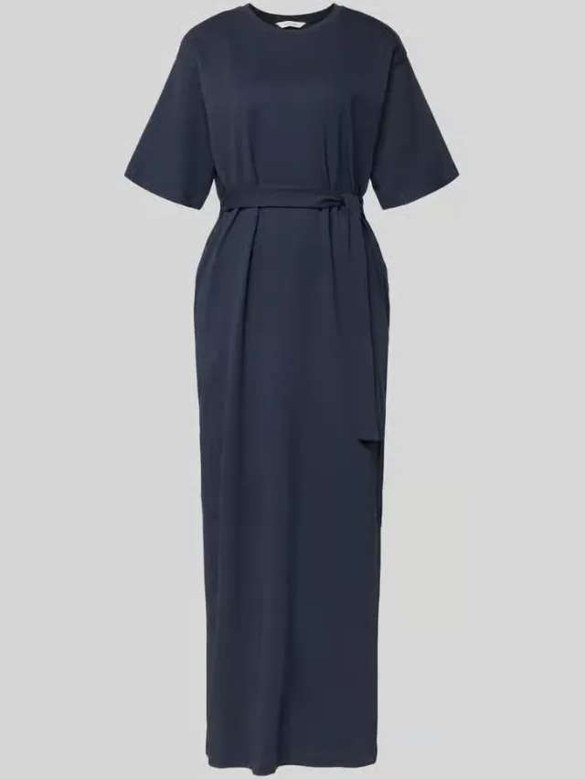Selected maxijurk donkerblauw, foto 2