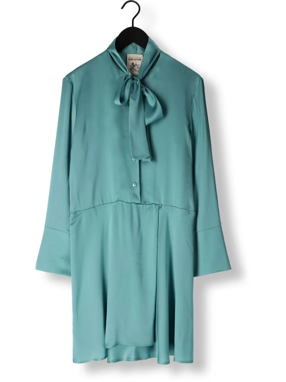 SEMICOUTURE Dames Jurken Maya Dress - Lichtblauw, foto 2