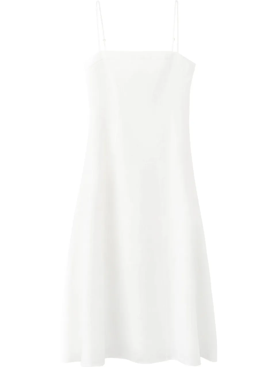 Mango mini jurk met linnen - wit, foto 3