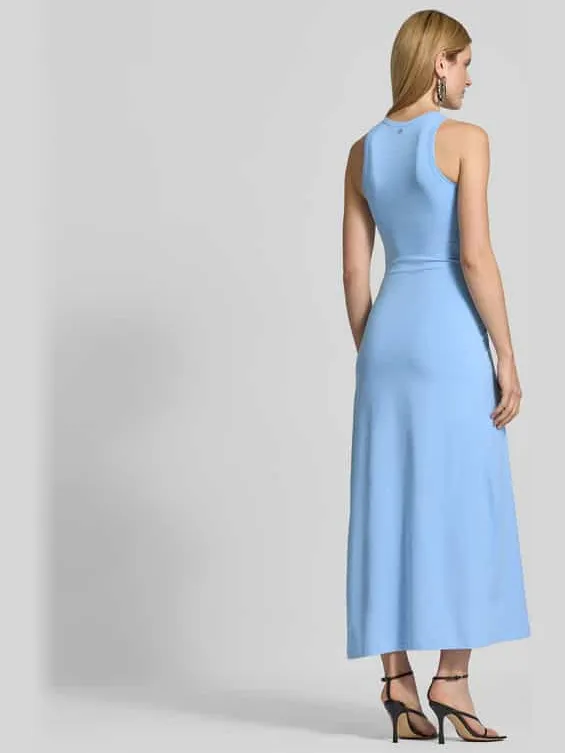 Rabanne Maxi-jurk met Cut-out lichtblauw, foto 4