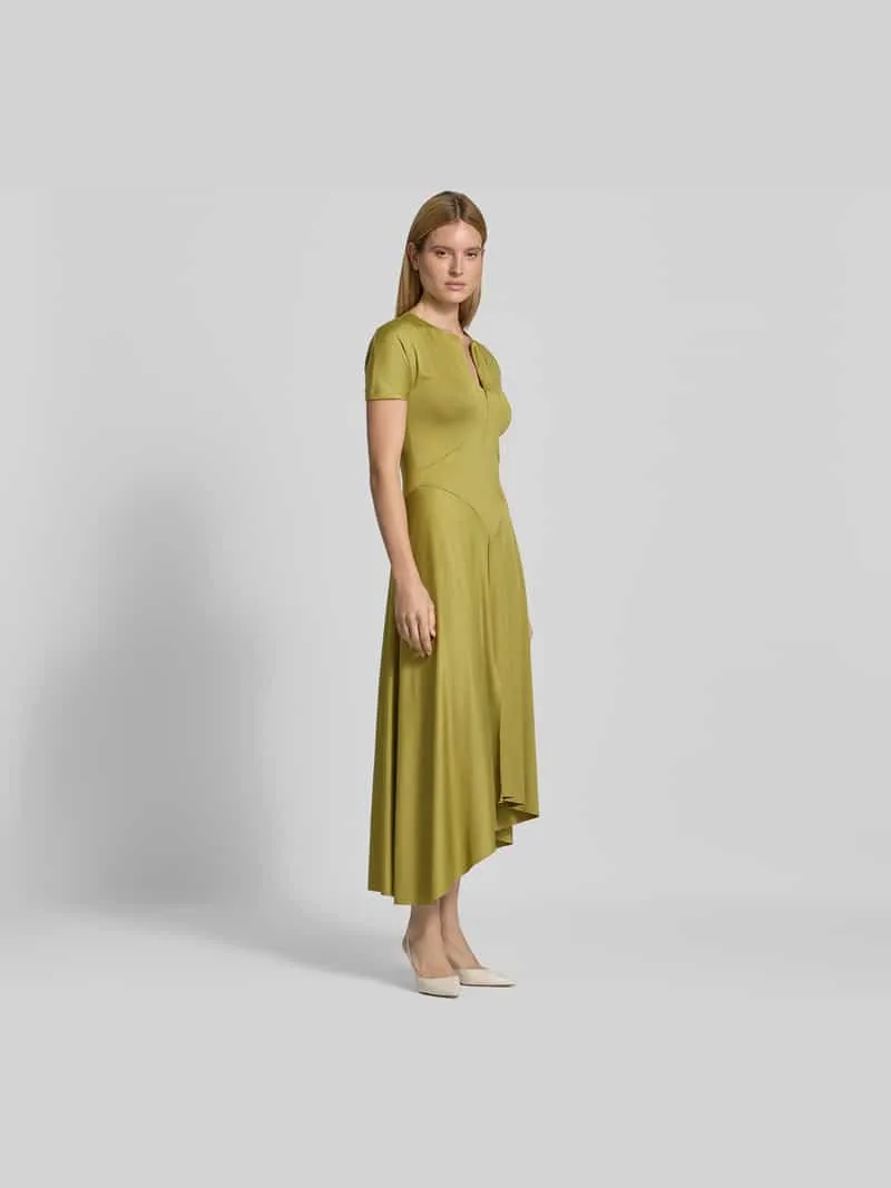 Victoria Beckham Midi-jurk met verlengde achterkant lichtgroen, foto 4