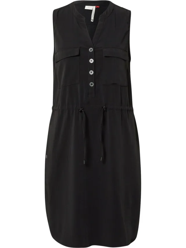 Ragwear jurk roisin Zwart-S (36)