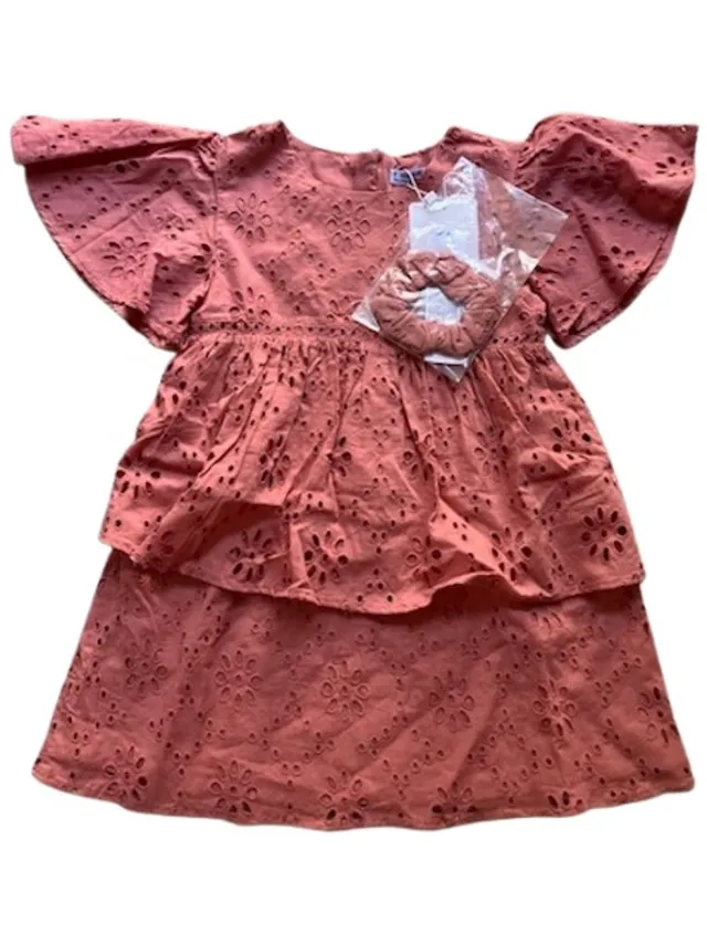 Mayoral broderie jurk maat 110 colorete