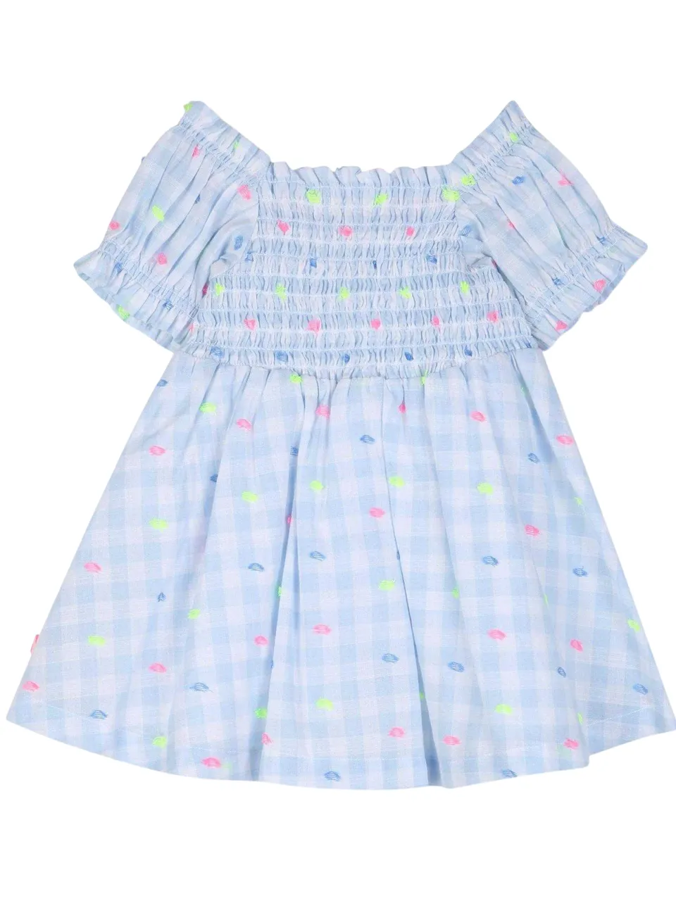 Billieblush Gingham rokjesjurk voor meisjes (Blauw/Wit), foto 2