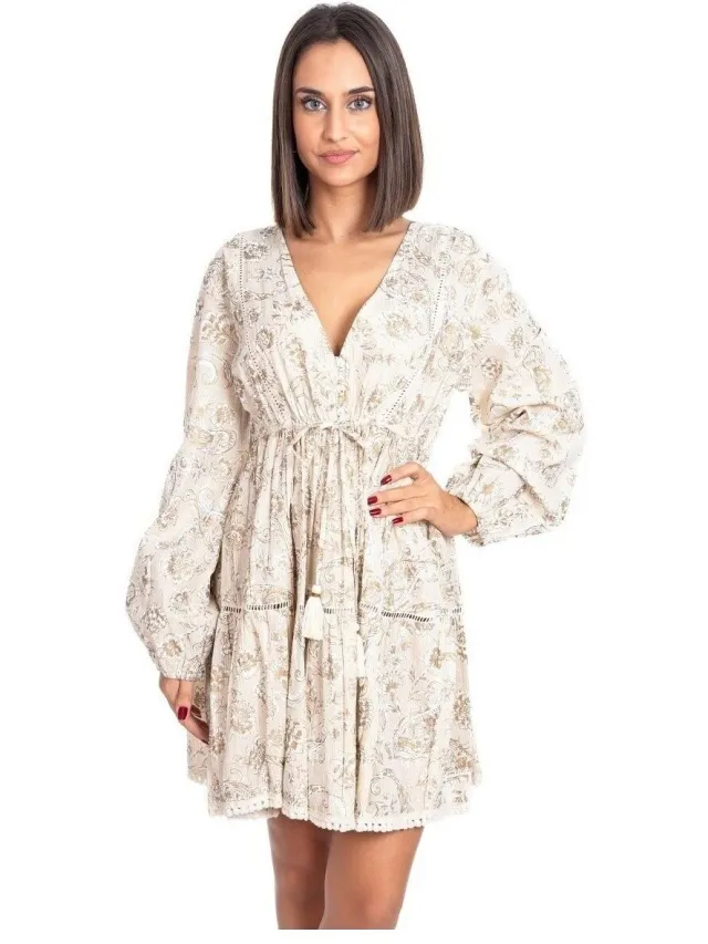 Isla Bonita By Sigris Korte Jurk Isla Bonita By Sigris Korte Jurk Kaki