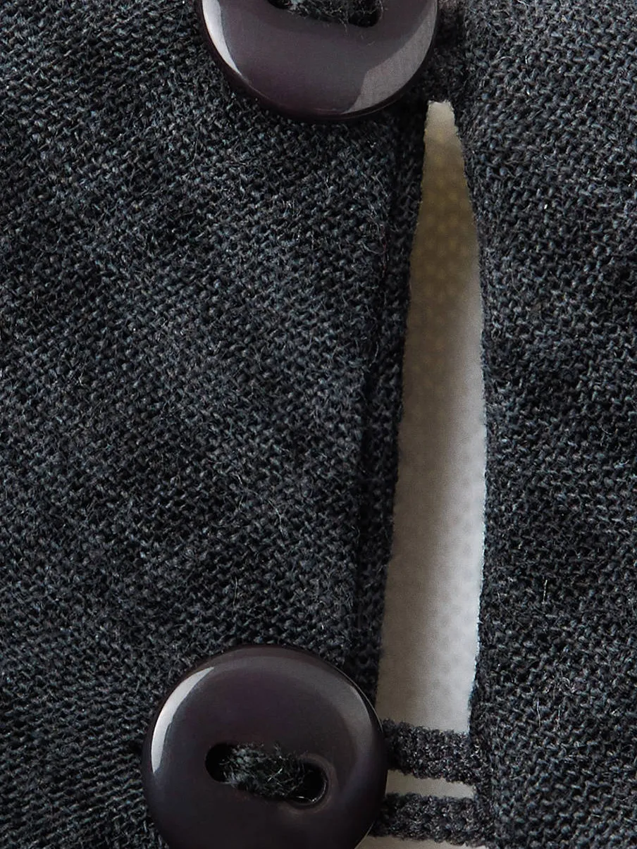 Mango geruite midi jurk met ceintuur - grijs, foto 8
