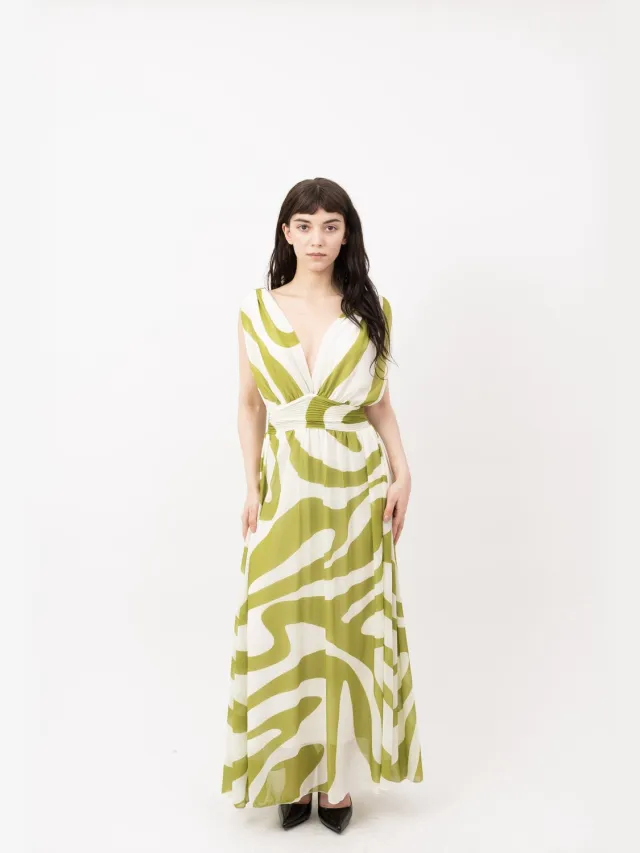 Elara Maxikleid Grün