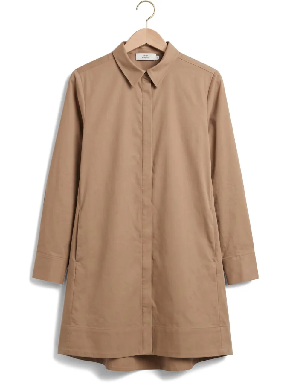 Ruby Tuesday Dames Jurken Pavel A Line Shirt Dress - Camel, foto 2