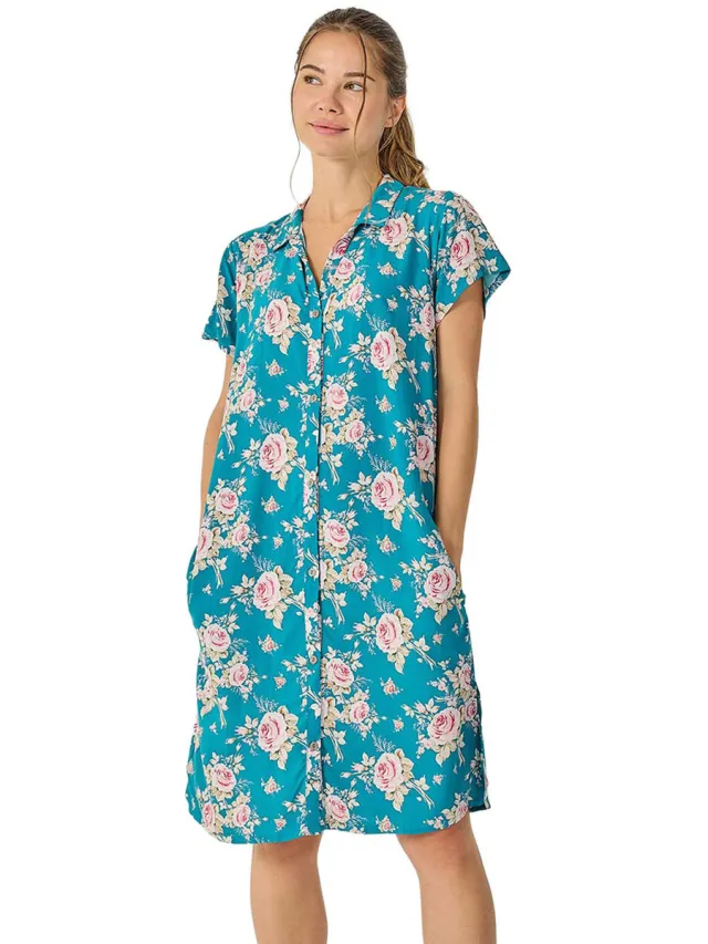 J&J Brothers Korte Jurk J&j Brothers JJB33 Blauw