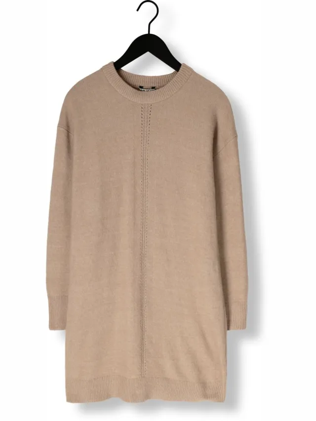 OBJECT COLLECTORS ITEM Object Objjuno L/s Re O-neck Knit Dress Dames - Jurk - Beige