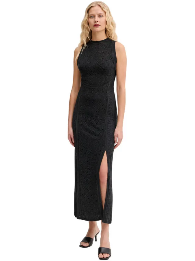 Guess Jurk Guess W6GKAS K4219-JBLK Zwart
