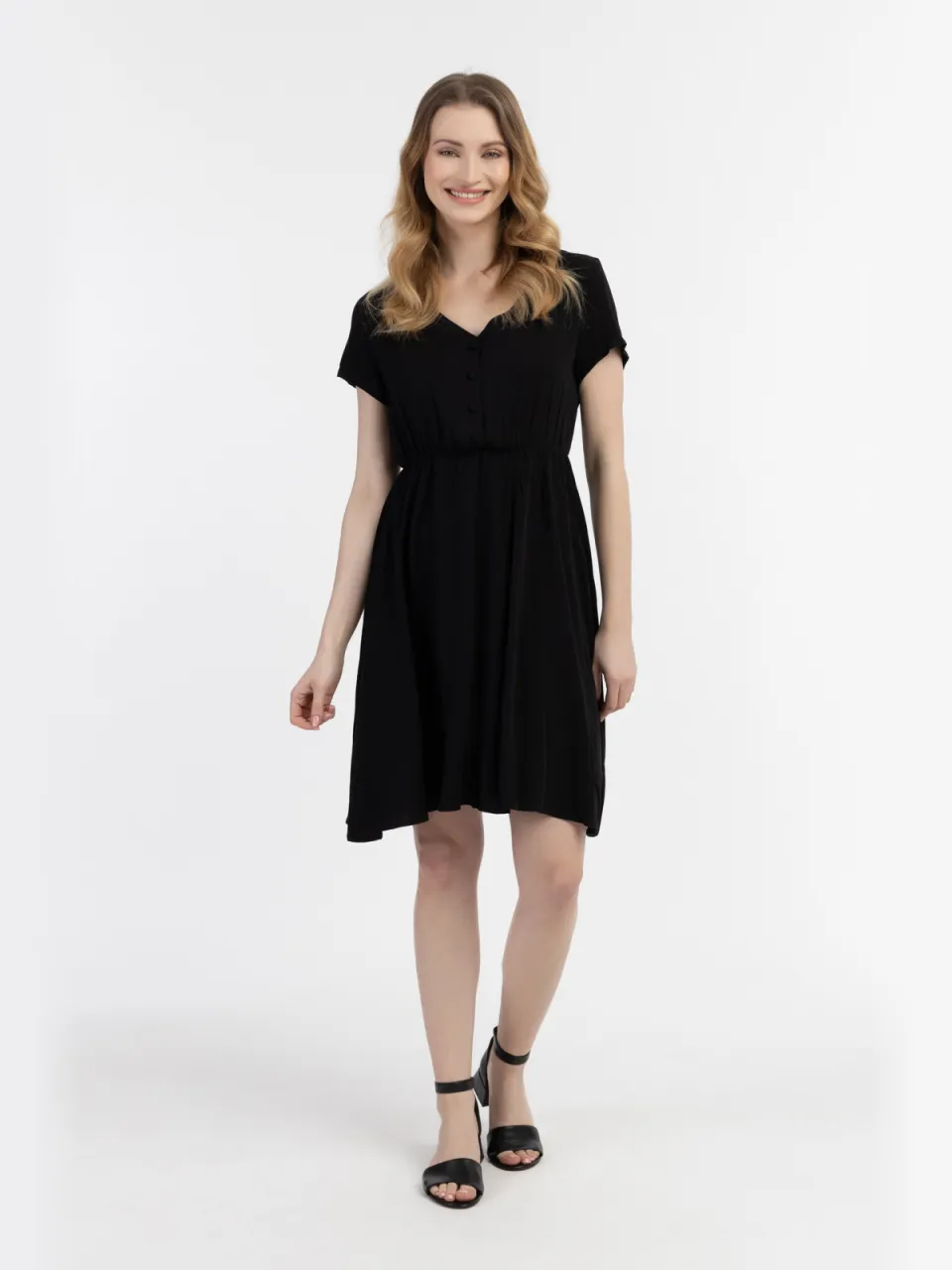 Usha Jurk Dames zwart