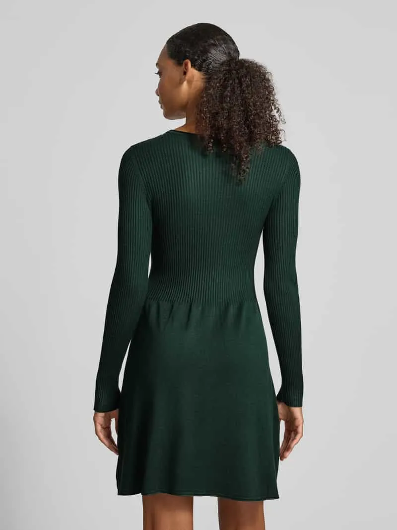 Only Regular fit tricotjurk van viscosemix model 'ALMA' donkergroen, foto 3