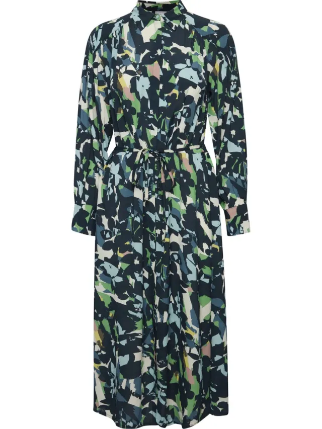 Fransa FRHELENA DR 1 Dames Jurk Holly Green MIX