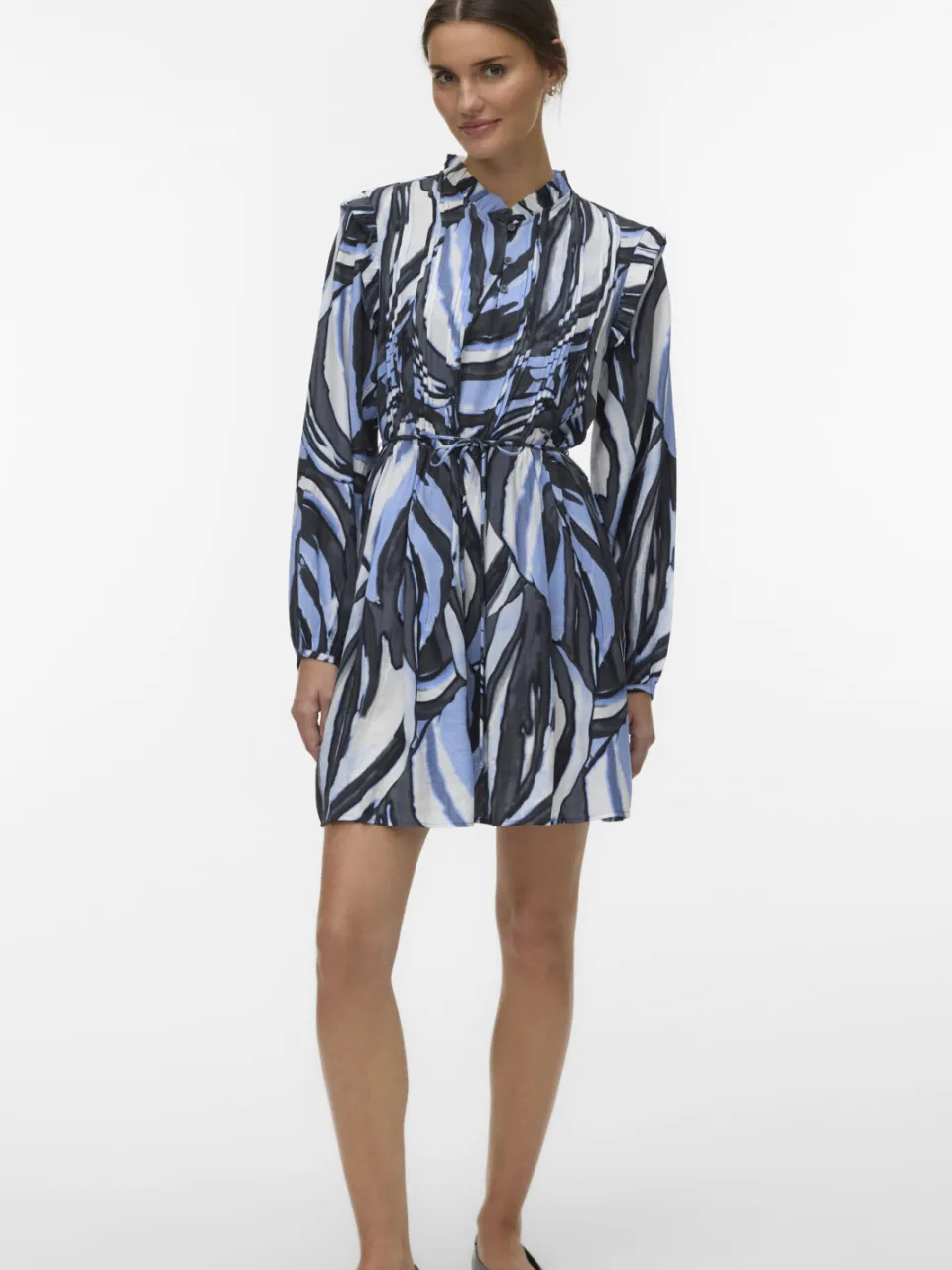 Vero Moda A-lijn jurk blauw, foto 4