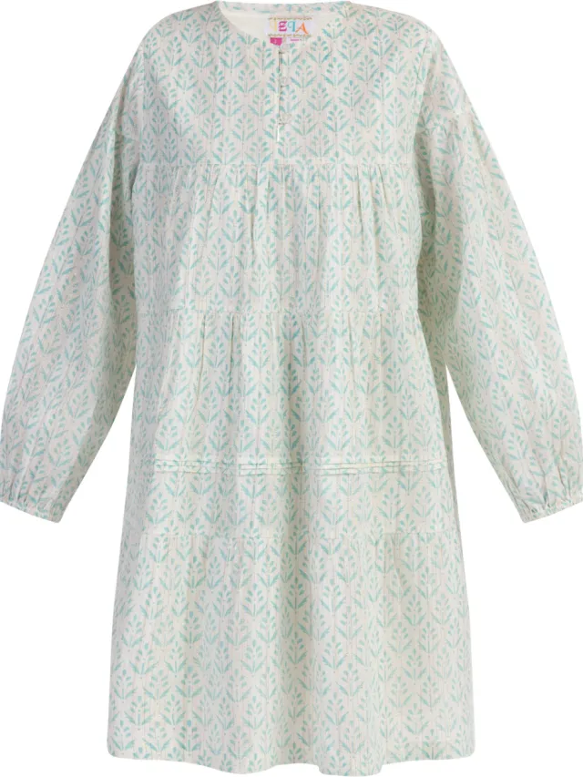 IZIA Midi-jurk met all-over print Dames turkoois turquoise, foto 2