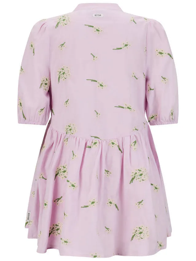 Retour Jeans Hester blousejurk roze, foto 2