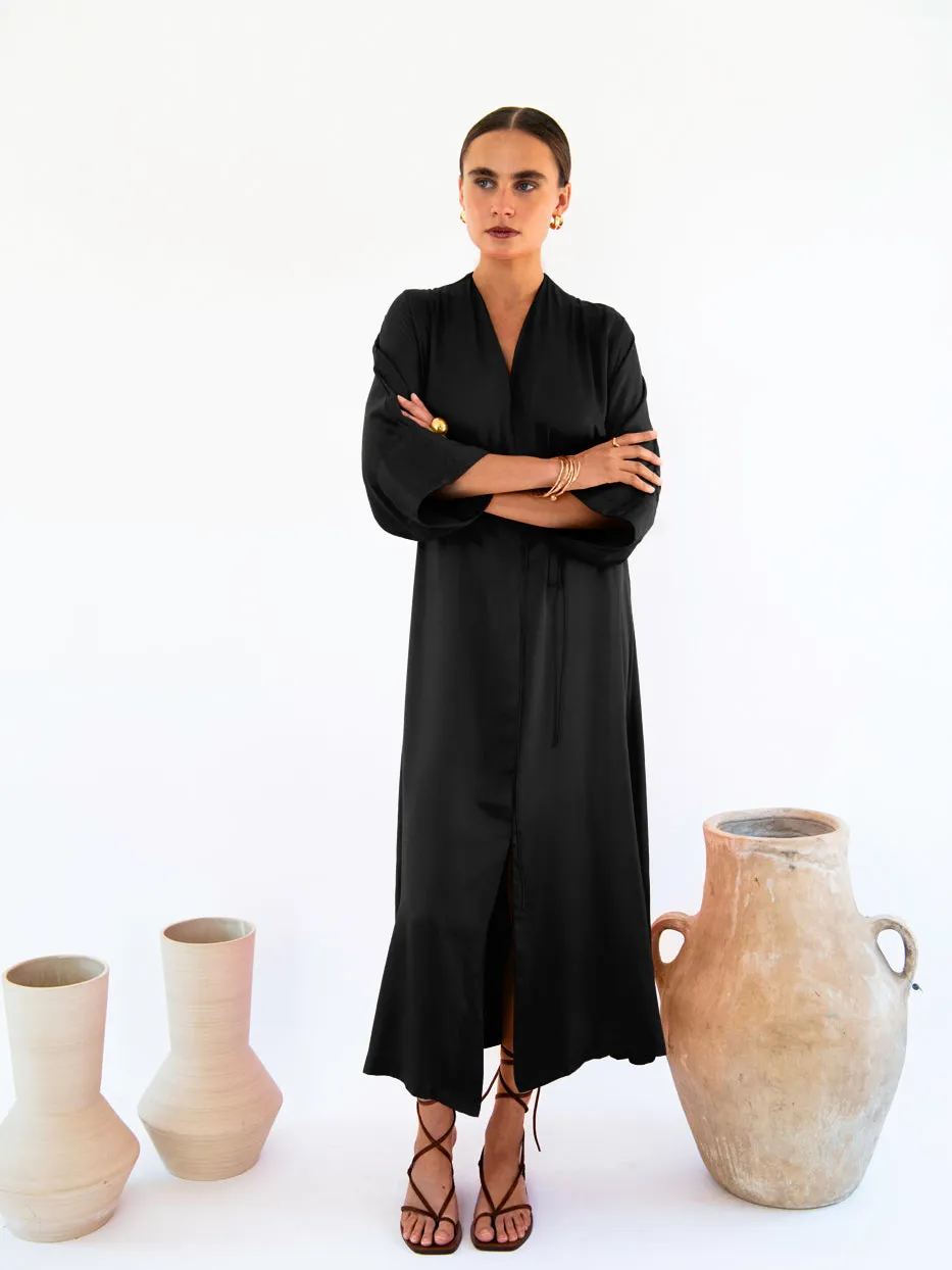 Neu Nomads dames vegan Jurk Carmen Zwart, foto 2
