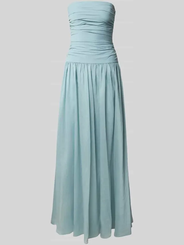 Jake*s Cocktail maxi-jurk in off-shoulder-look jeansblauw, foto 2