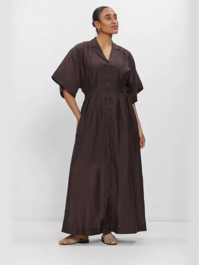 COPENHAGEN MUSE Dames Jurken Cmmolly-dress 207892 - Bruin