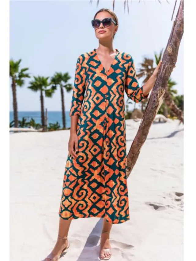 Barandi Gema Jurk 262-Gema Multicolor