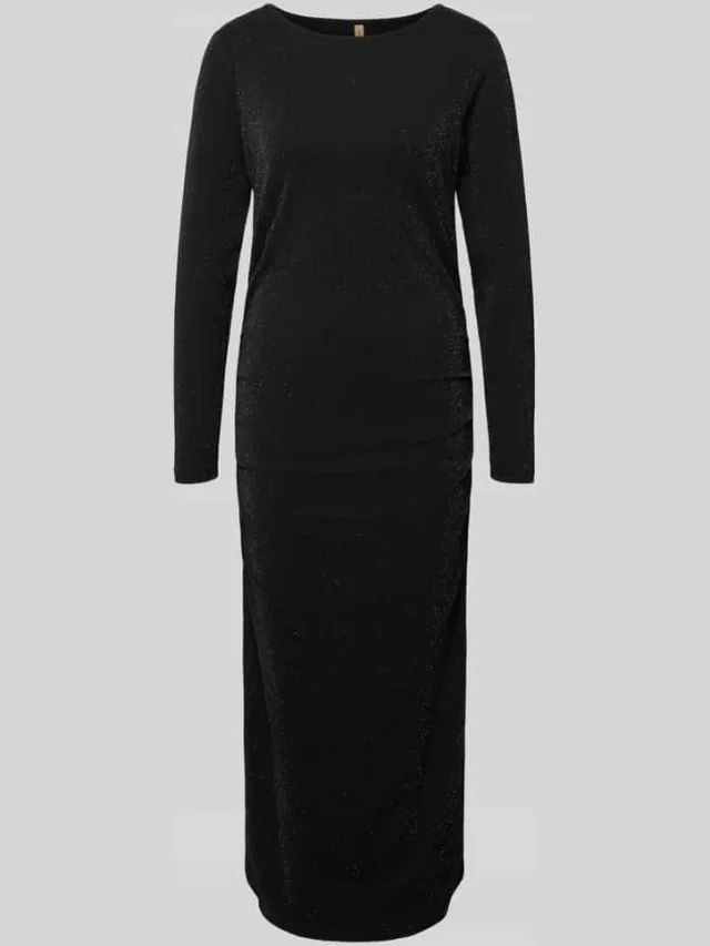 Soyaconcept Maxi-jurk met ronde hals, model 'ANDINE' BLACK