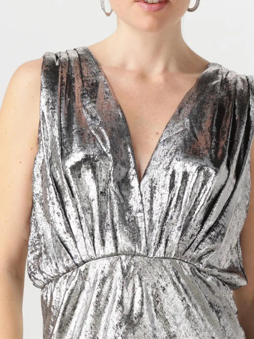 MES DEMOISELLES Dames Jurken Sambi - Metallic, foto 3